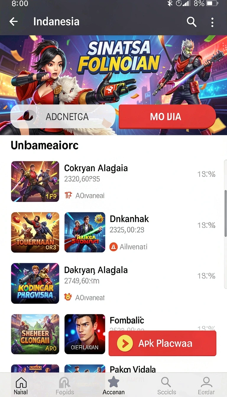 Halaman detail merangkum kategori, catatan perangkat, serta informasi paket sebelum dipilih.